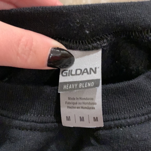 Sweet but Psycho black graphic crewneck sweatshirt ladies medium - Picture 3 of 3